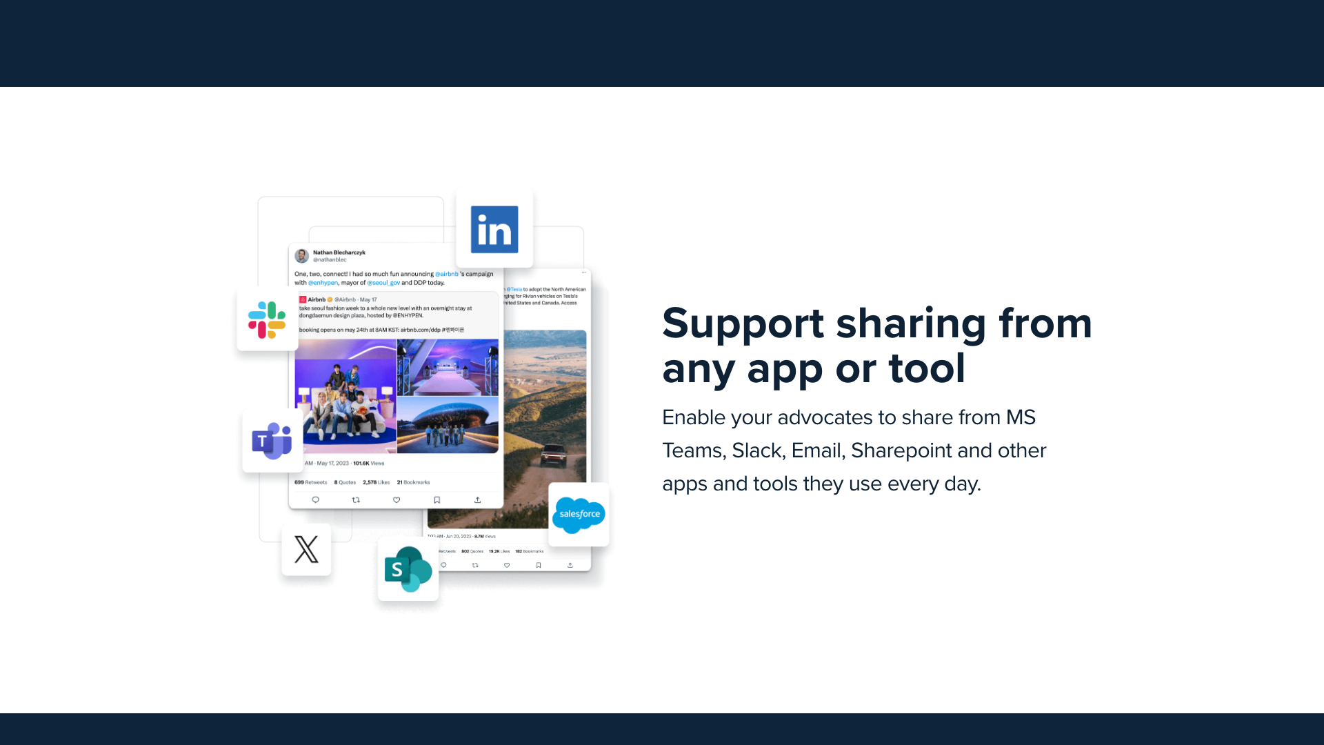 Features section on homepage outlining platform capabilities