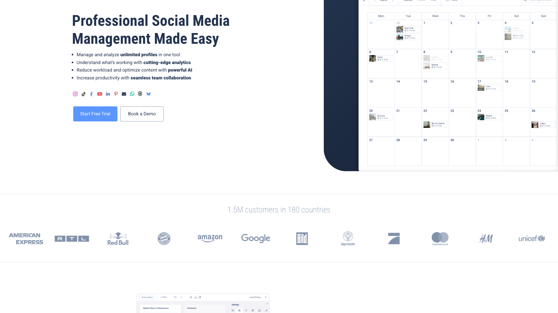 AI-powered assistance section on homepage