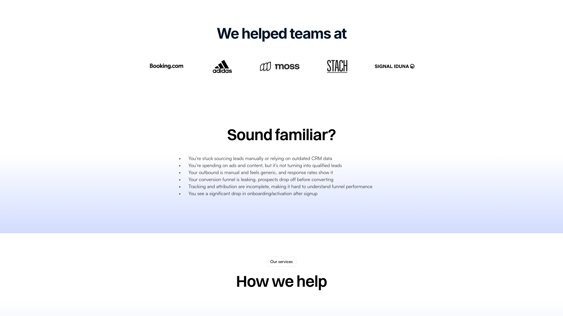 GTM automation service showcasing multi-channel outbound campaigns