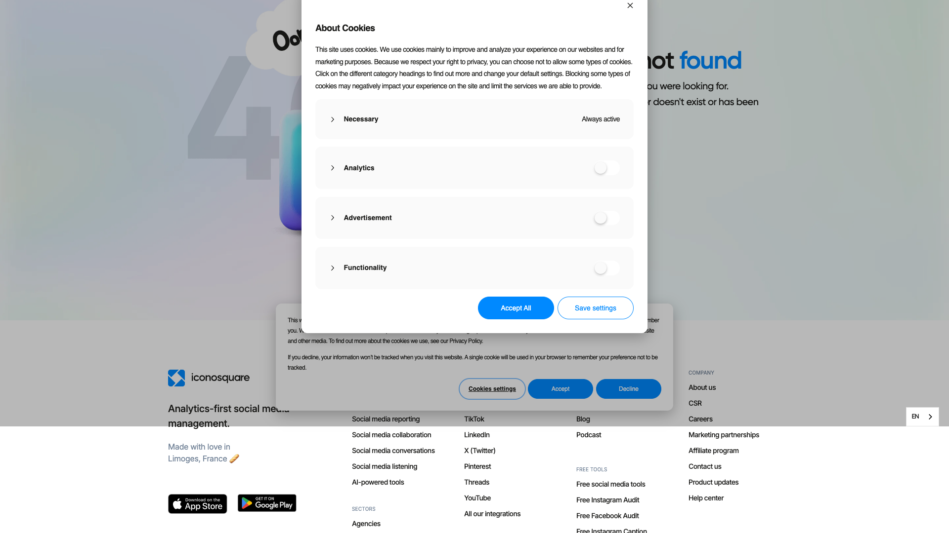 Features overview highlighting analytics and operational tools