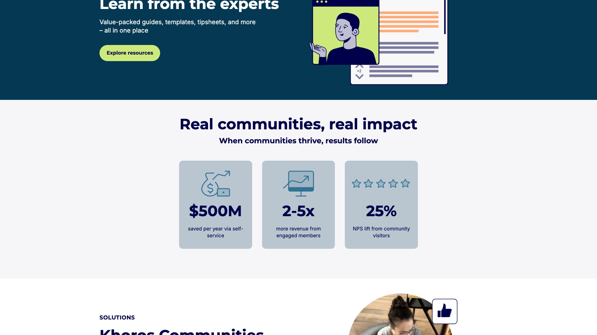 AI and Automation section on homepage