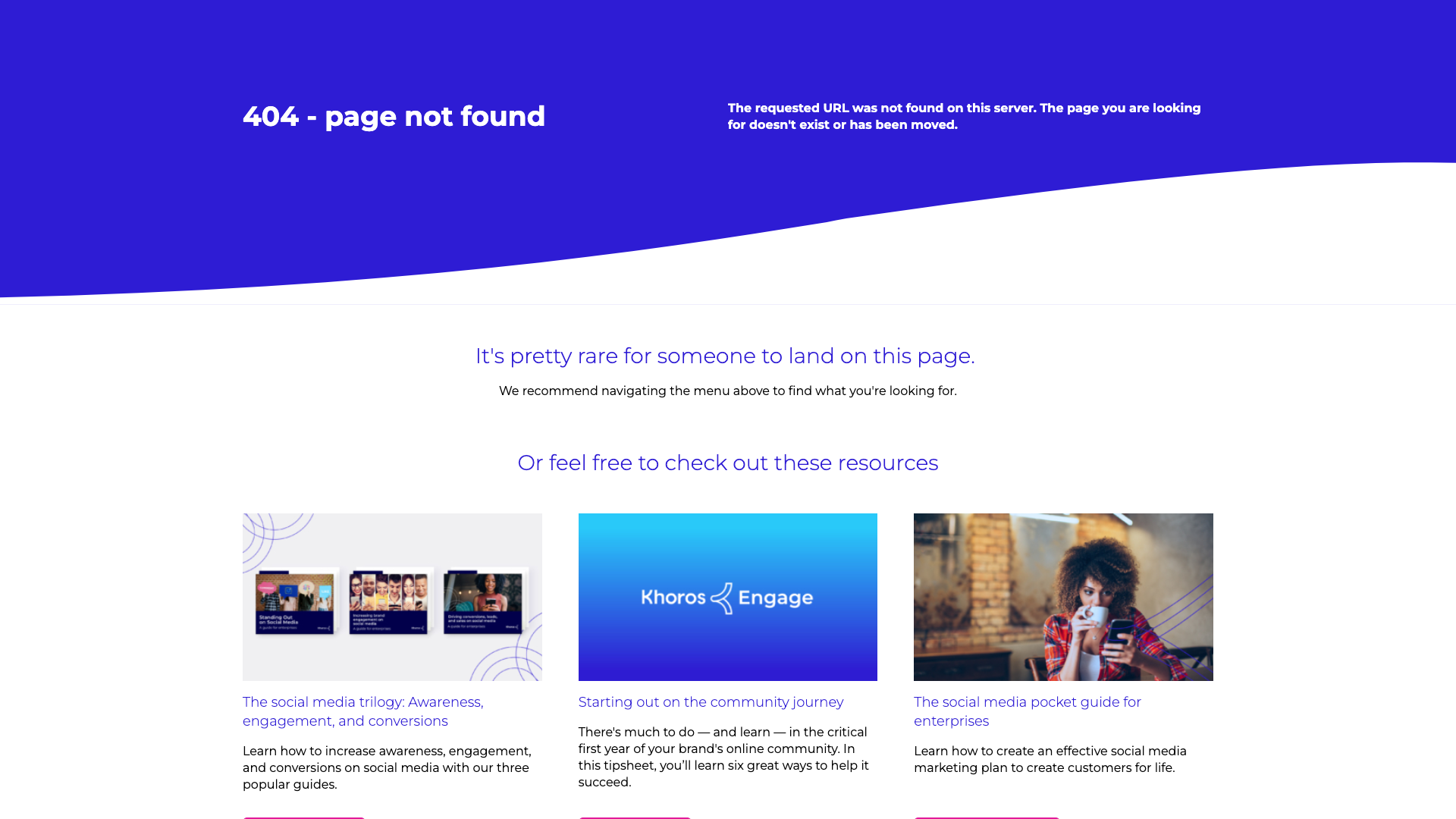 Khoros Communities page showcasing community software features