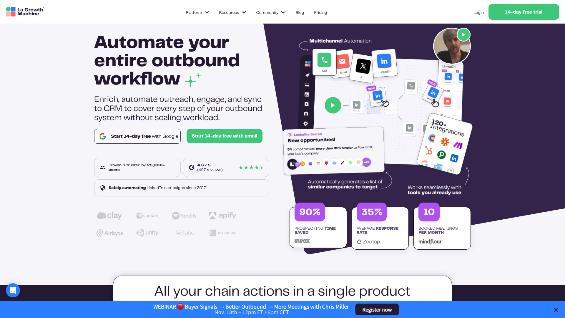 AI assistance features on the homepage