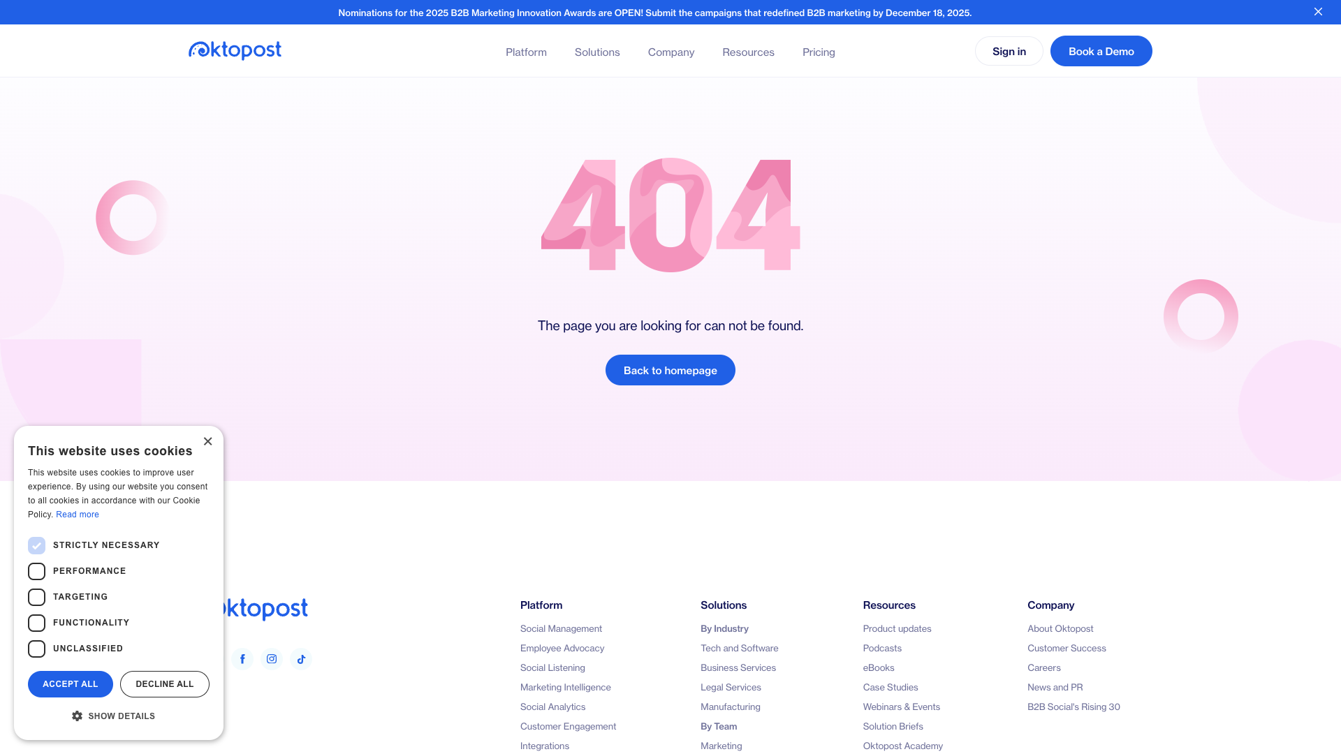 Oktopost platform features overview