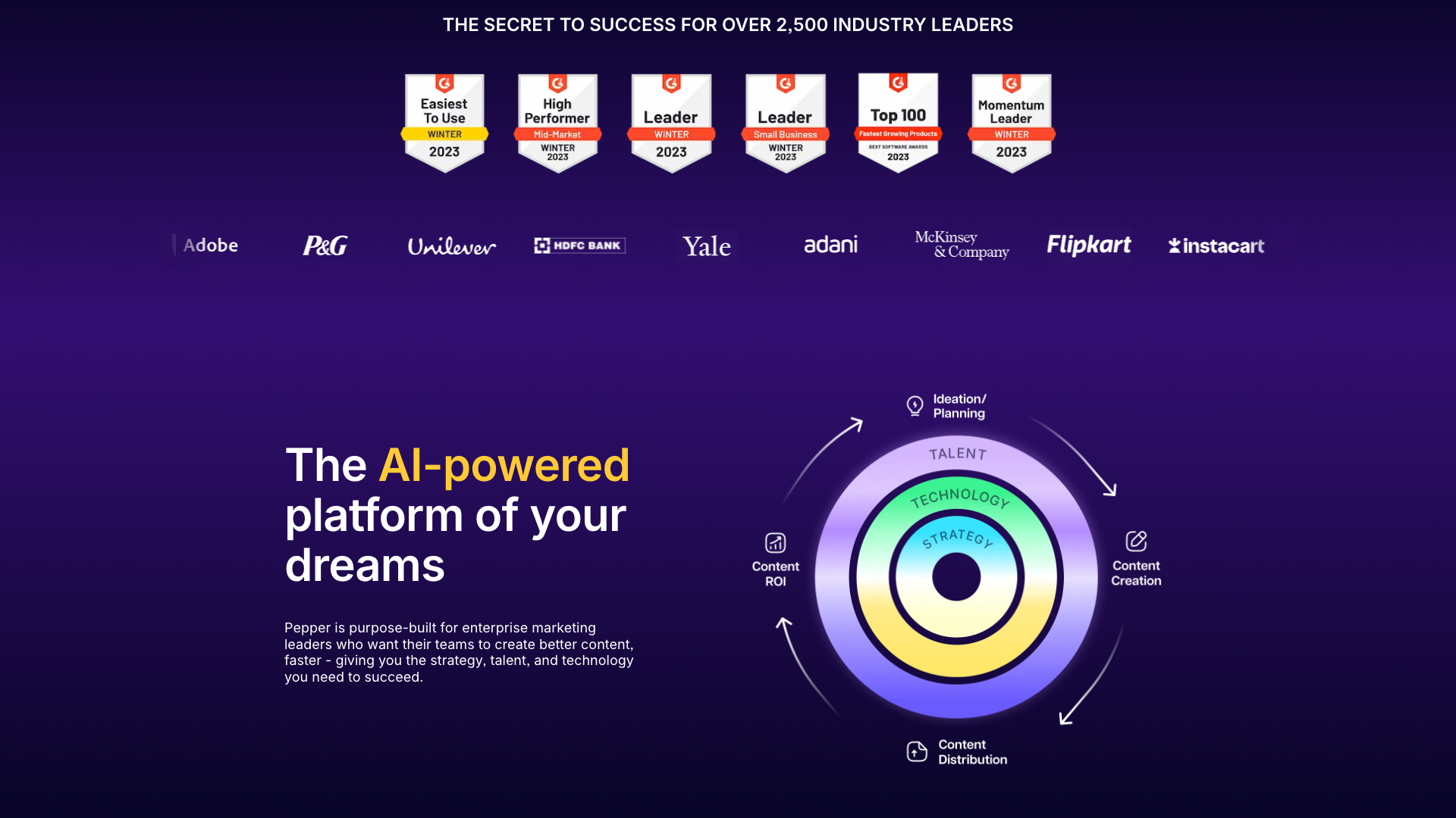 SEO capabilities section detailing tools and features