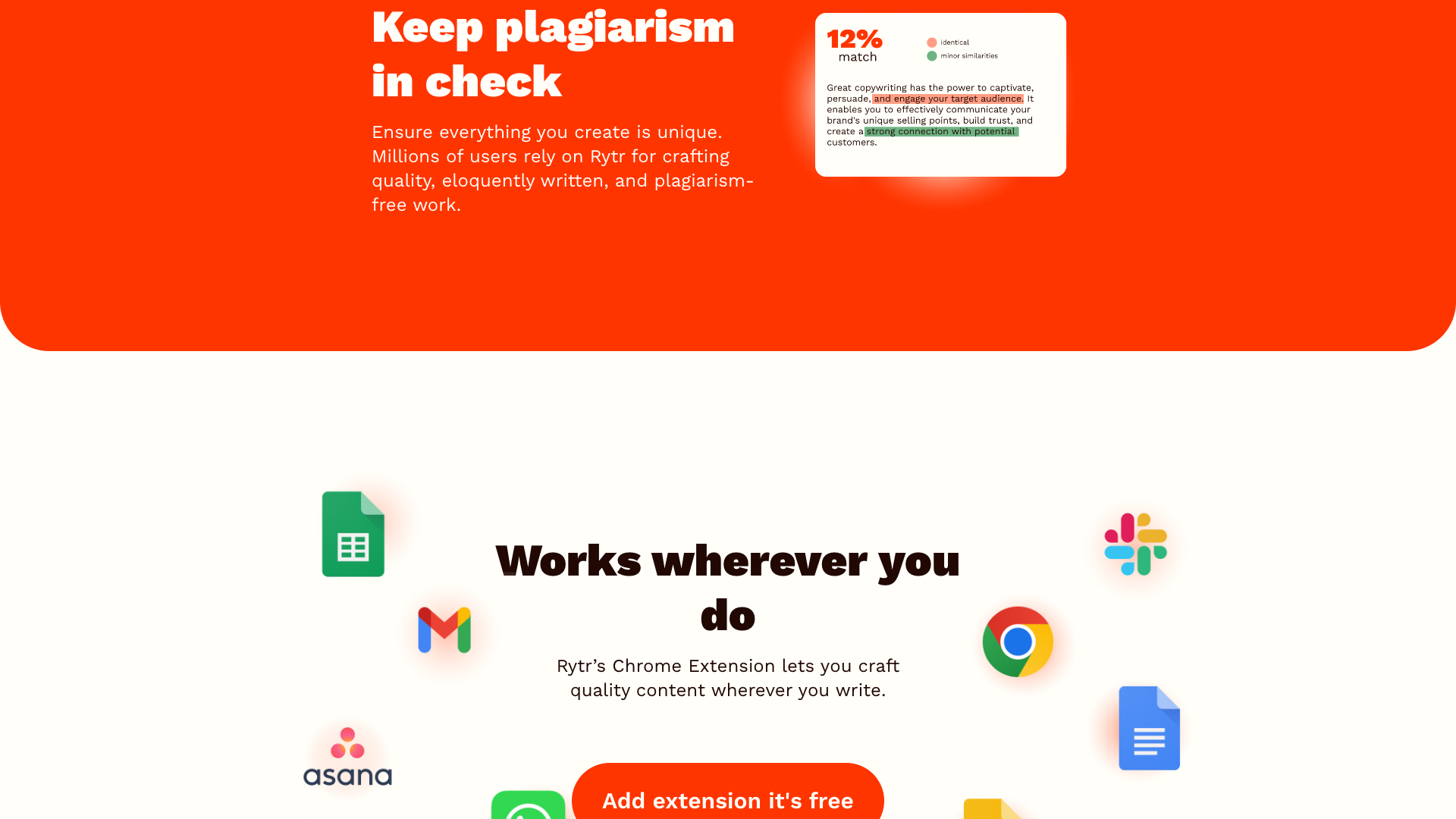 Testimonials section highlighting customer feedback