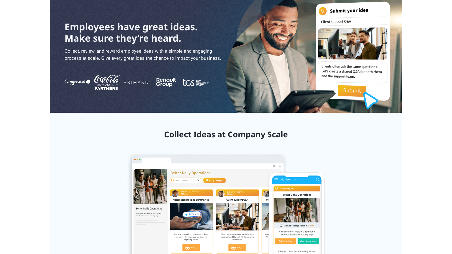 Overview of the Sociabble platform and its features