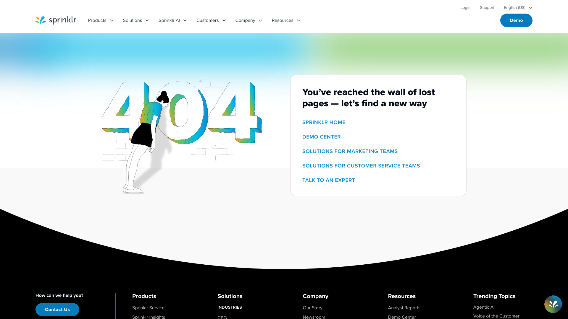Pricing page for Sprinklr
