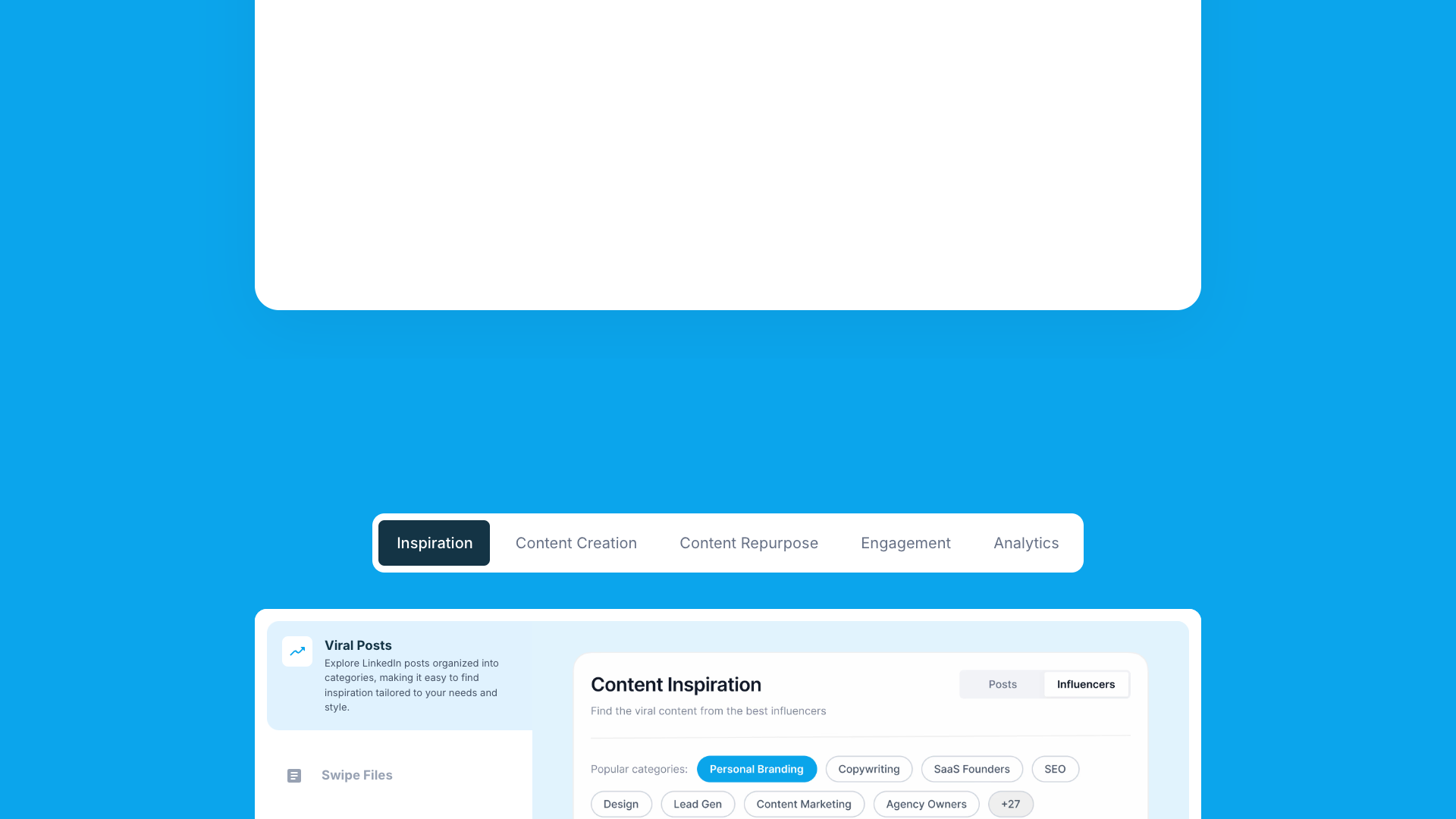 Features section detailing Supergrow's core value proposition